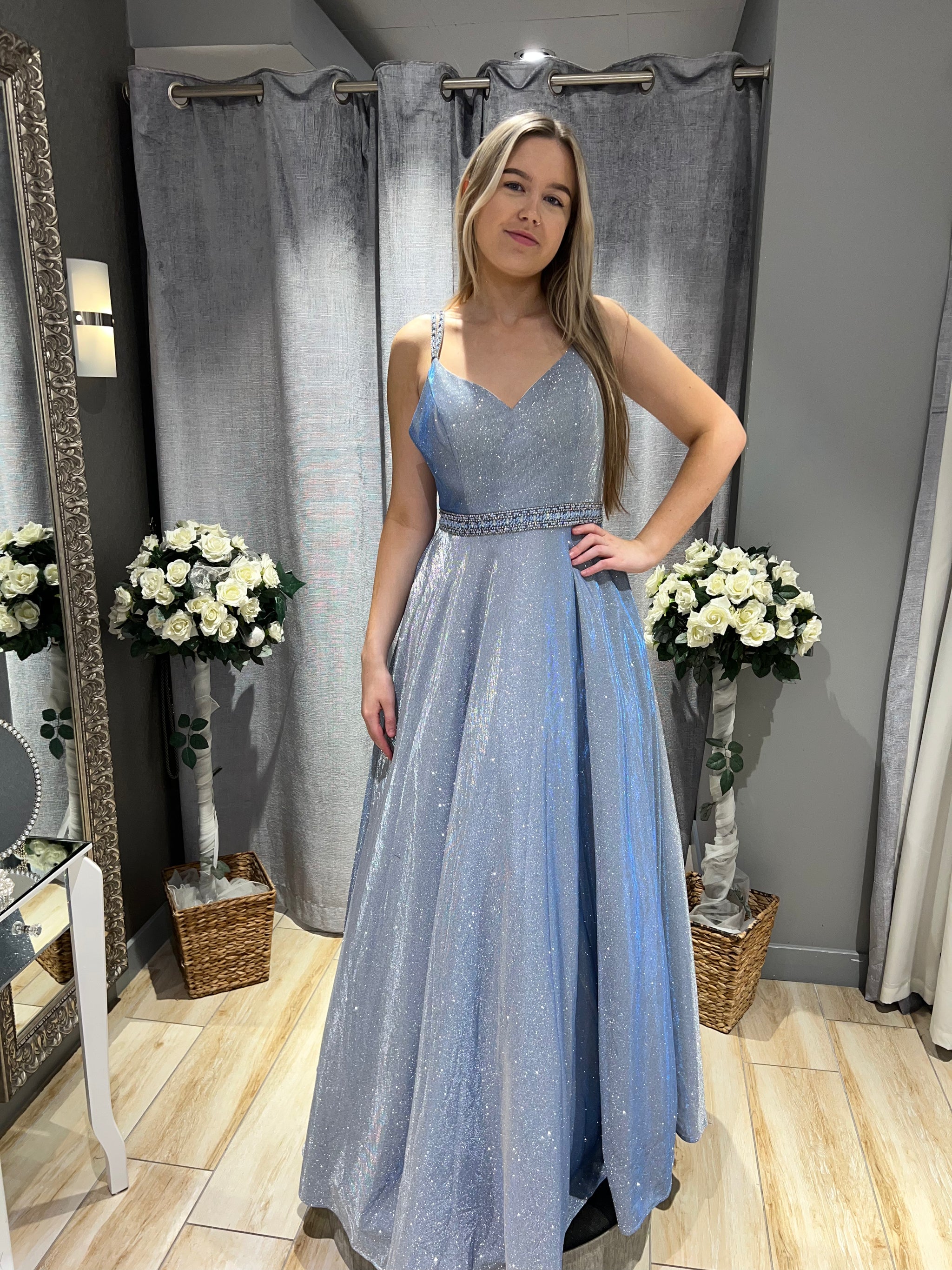 strapless open back dress Break Of Dawn Lavender Purple Floral Lace Dress – Shop the Mint main image 1